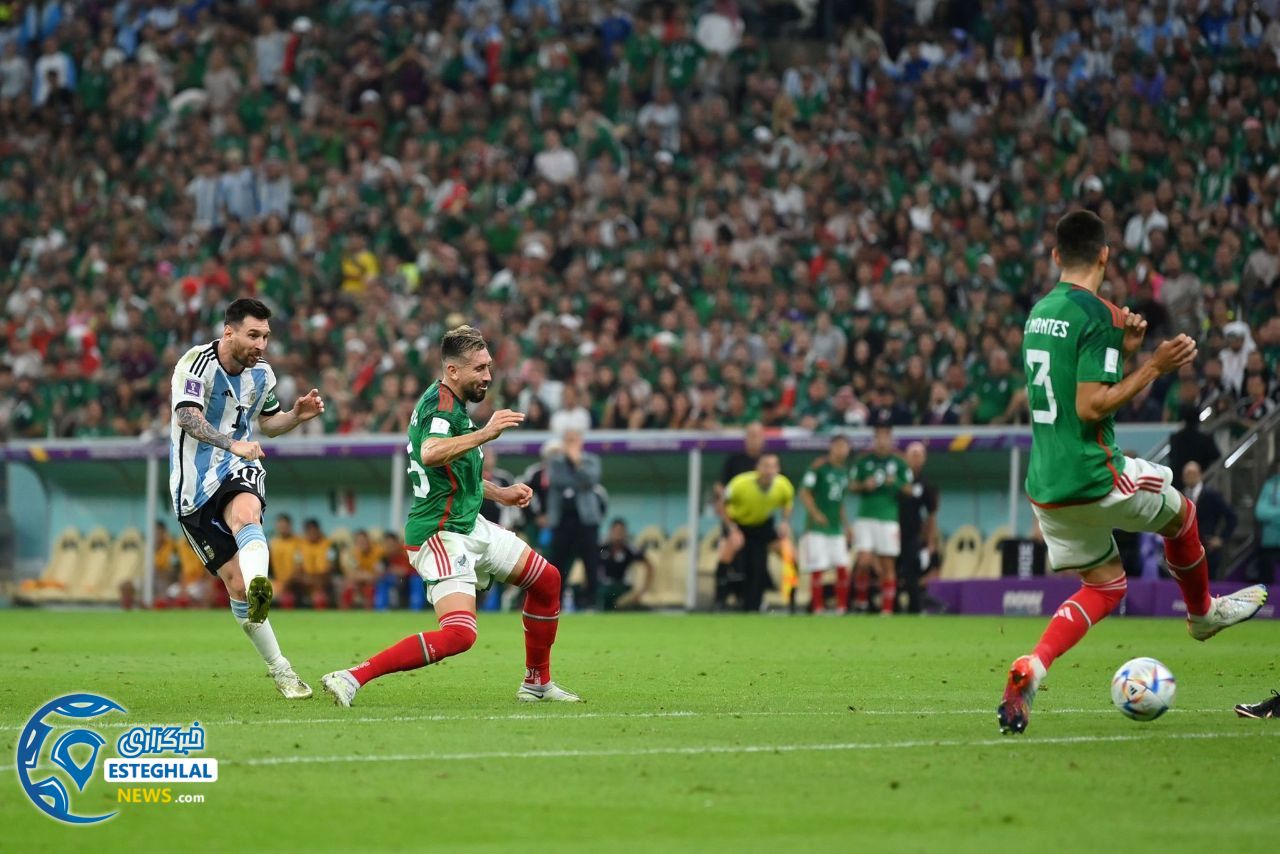 آرژانتین 2-0 مکزیک