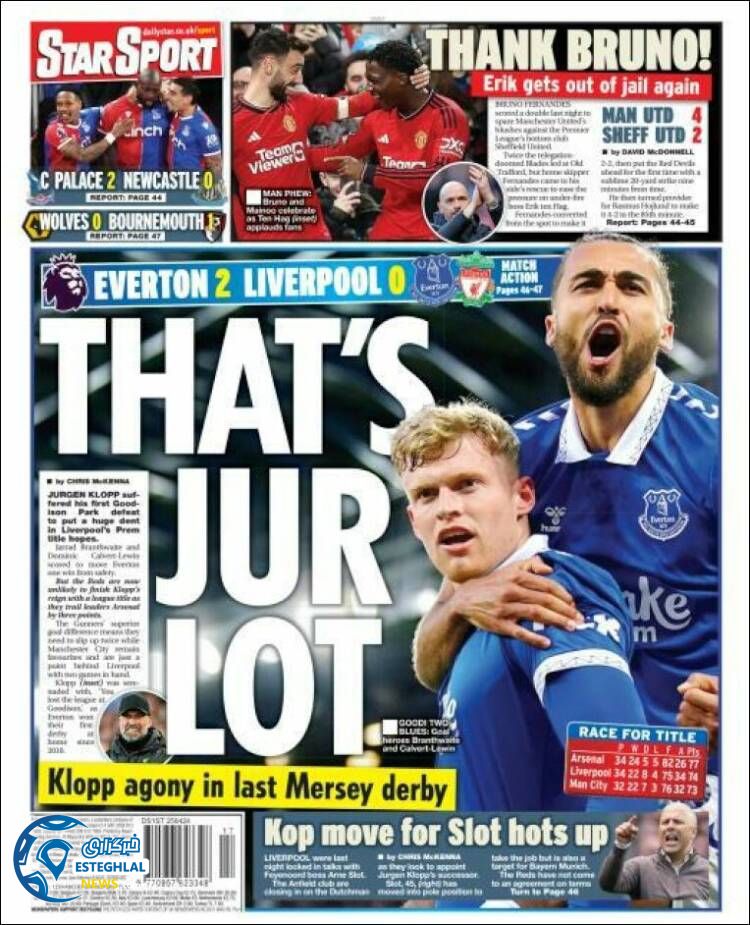 روزنامه ورزشی استار اسپورت پنجشنبه 6 اردیبهشت 1403 